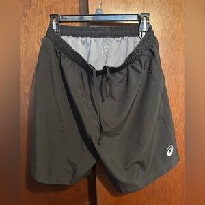 ASICS Men's Black Running Shorts